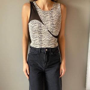 Textured crop top
